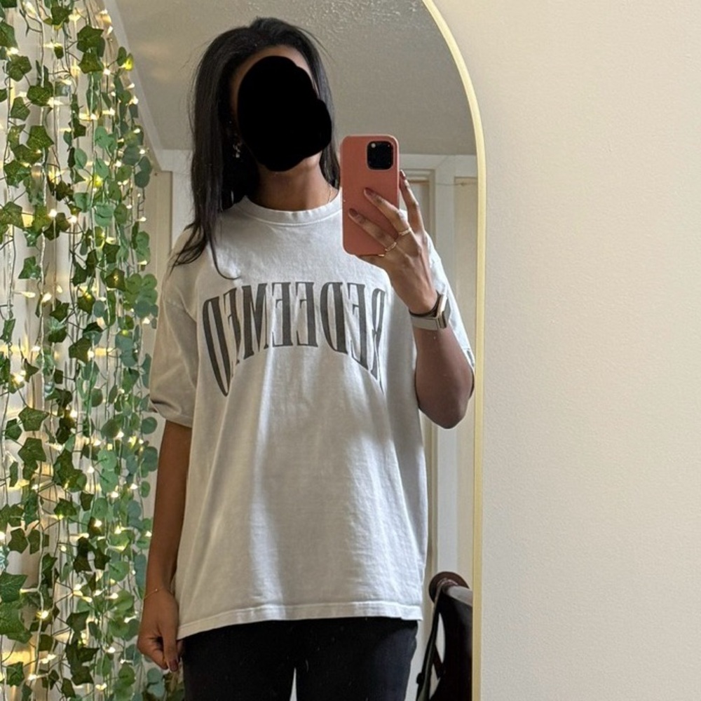 Women's White Graphic Tee